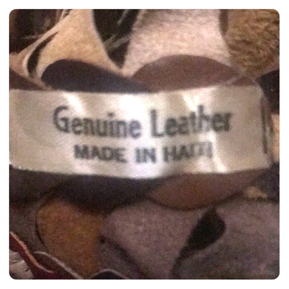 Woven Leather Satchel - Picture 2 of 4